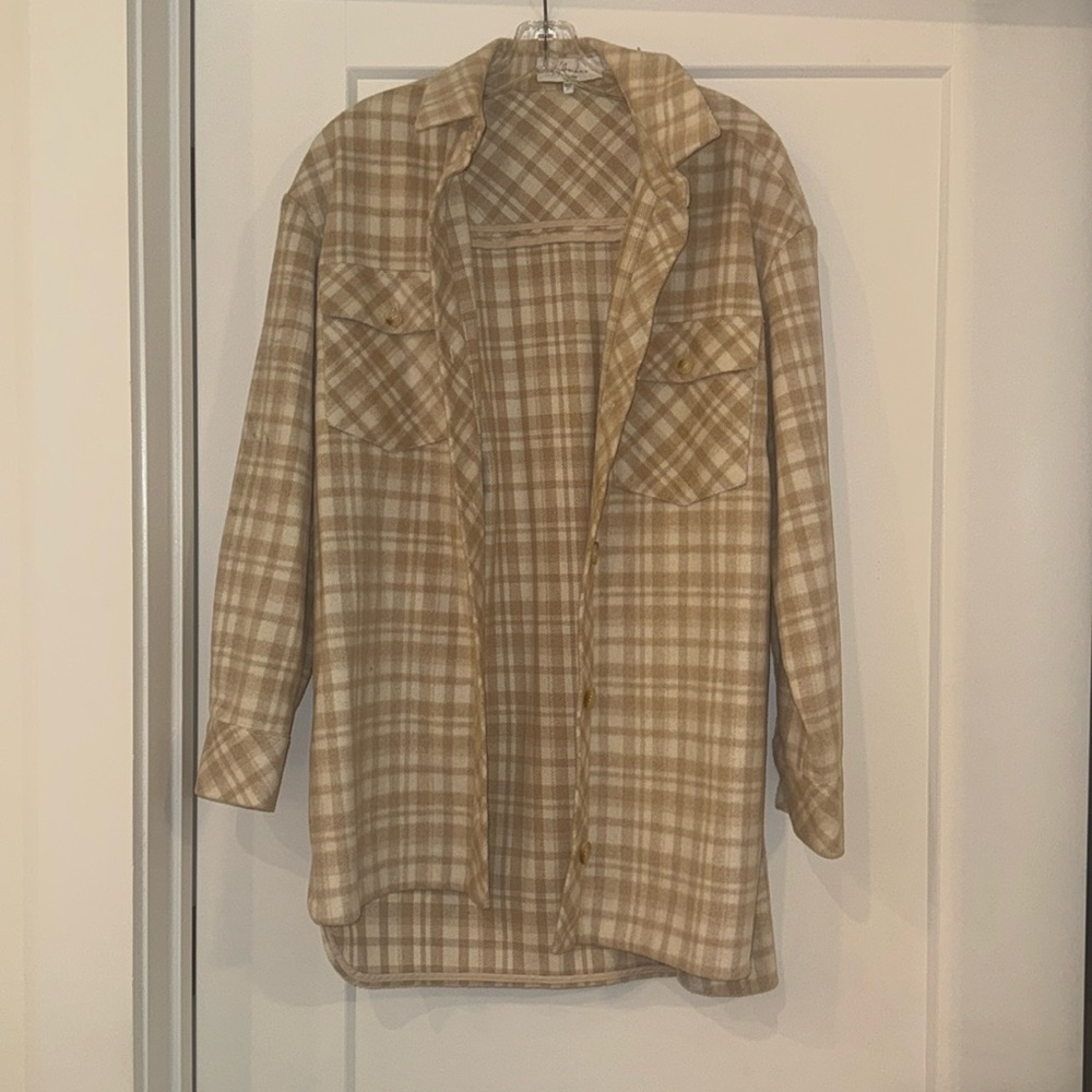 L’Academie Plaid Shacket